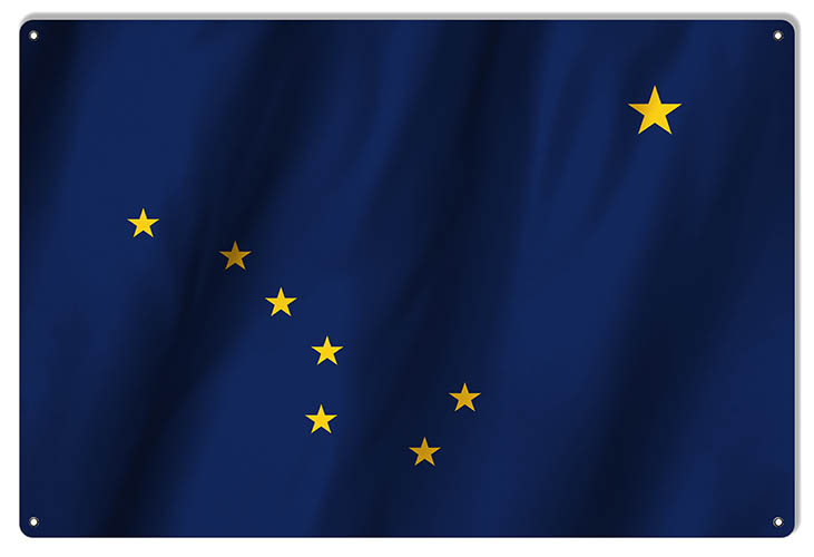 Alaska State Flag 12×18