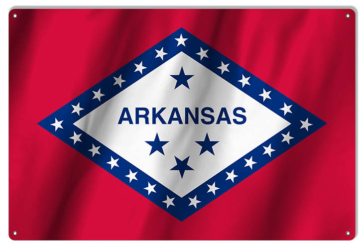 Arkansas State Flag 12×18