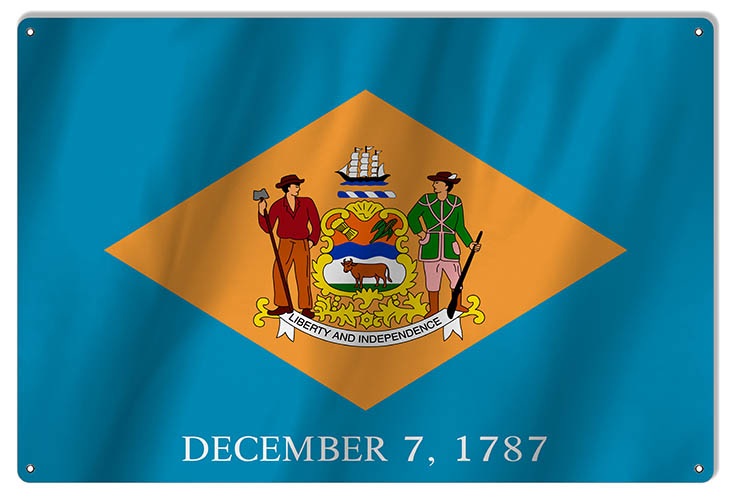 Delaware State Flag 12×18