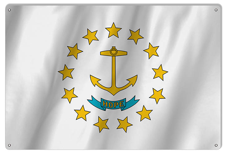 Rhode Island State Flag 12×18