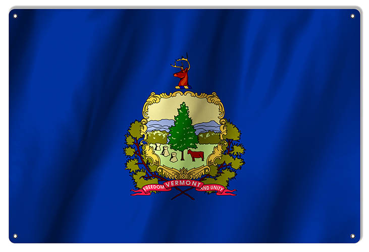 Vermont State Flag 12×18