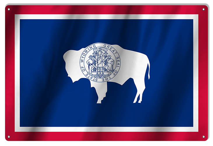 Wyoming State Flag 12×18