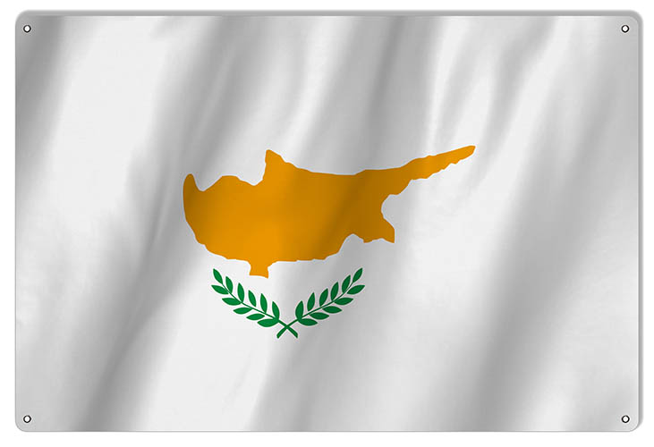 Cyprus International Flag 12×18