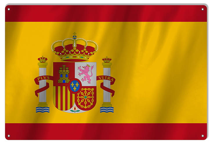 Spain International Flag. 12×18