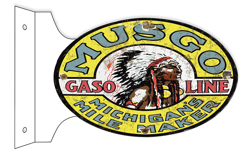 Musgo Michigan’s Mile Maker Gasoline Double Sided Flange 12×18