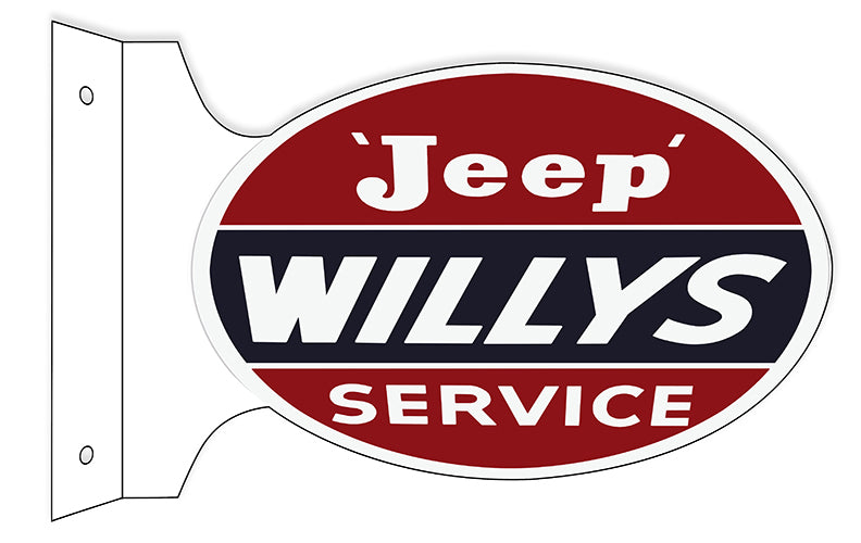 Jeep Willys Service Double Sided Flange 12×18