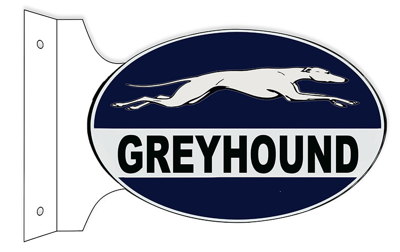 Greyhound Bus Double Sided Flange 12×18