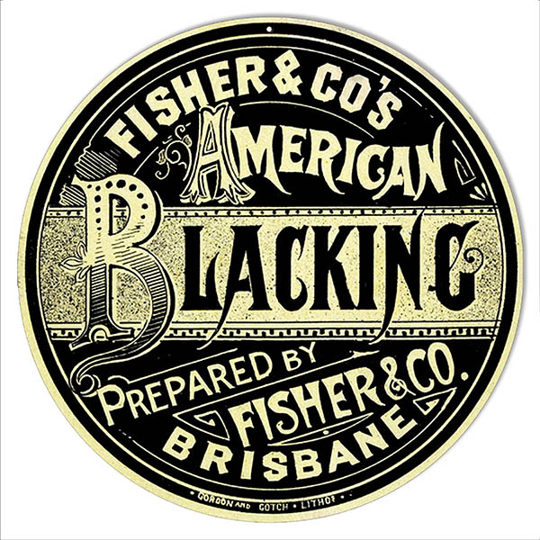 Fisher & Co’s American Blacking 14 x 14