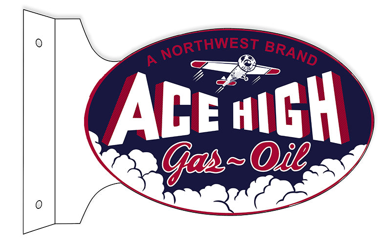 Flange Northwest Ace High Gas Motor Oil 12×18