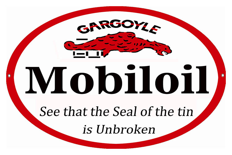 Gargoyle Motor Oil 9×14