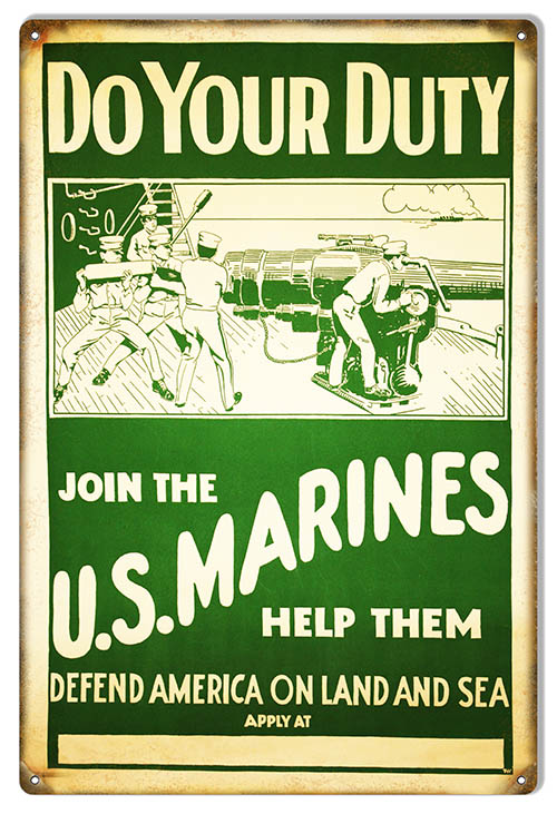 Help Them US Marines 12×18