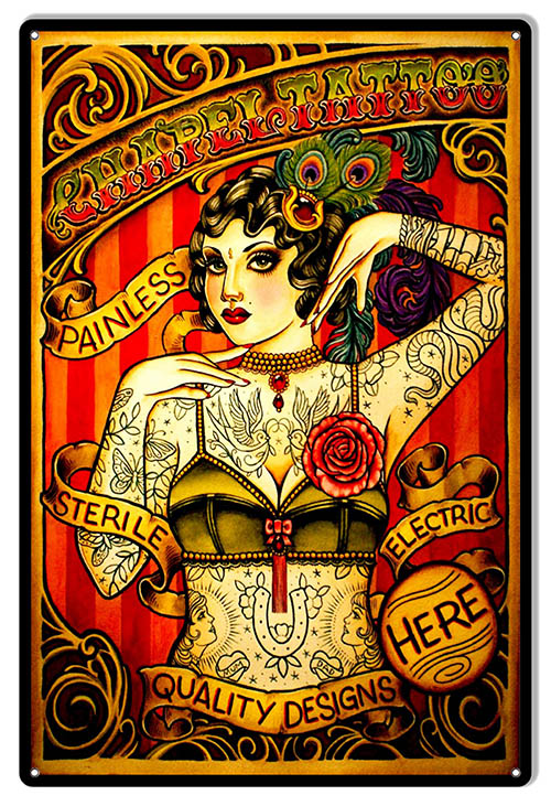 Chapel Tattoo Quality De s 12×18