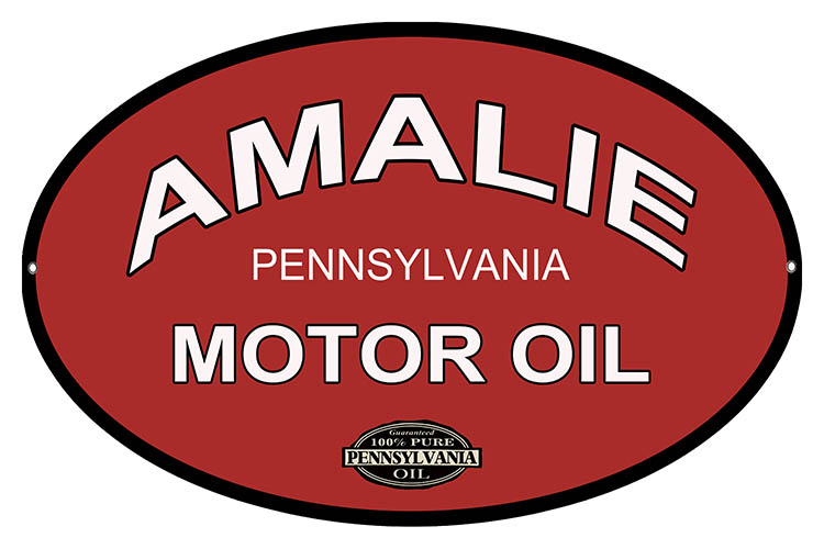 Red Amalie Motor Oil 11×18