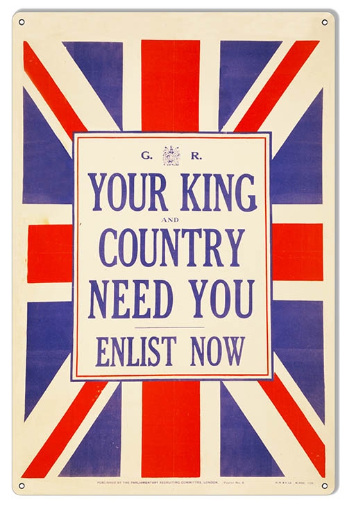 Enlist Now Military 12×18