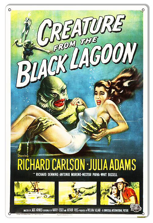 Creature From The Black Lagoon Horror 12×18