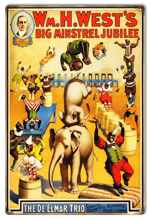 WM H Wests Jubilee Circus 12×18