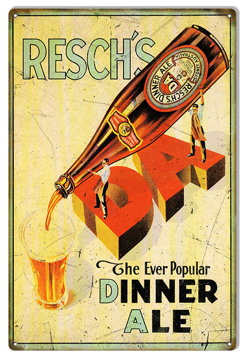 RESCHS DA The Ever Popular Dinner Ale 12×18