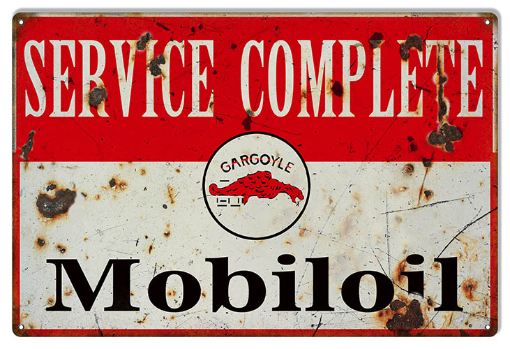 Gargoyle Service Complete Mobiloil 16×24