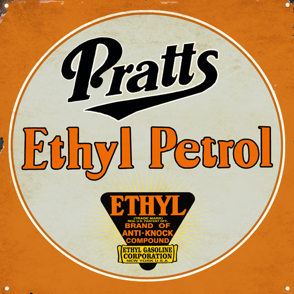Pratts Ethyl Petrol Gas And Oil 12×12