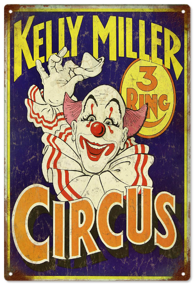 Kelly Miller Circus 12x18