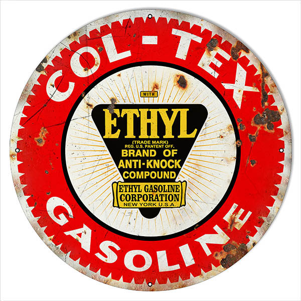 Col Tex Gasoline Motor Oil 30x30