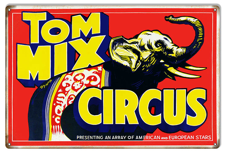 Tom Mix Circus 12×18