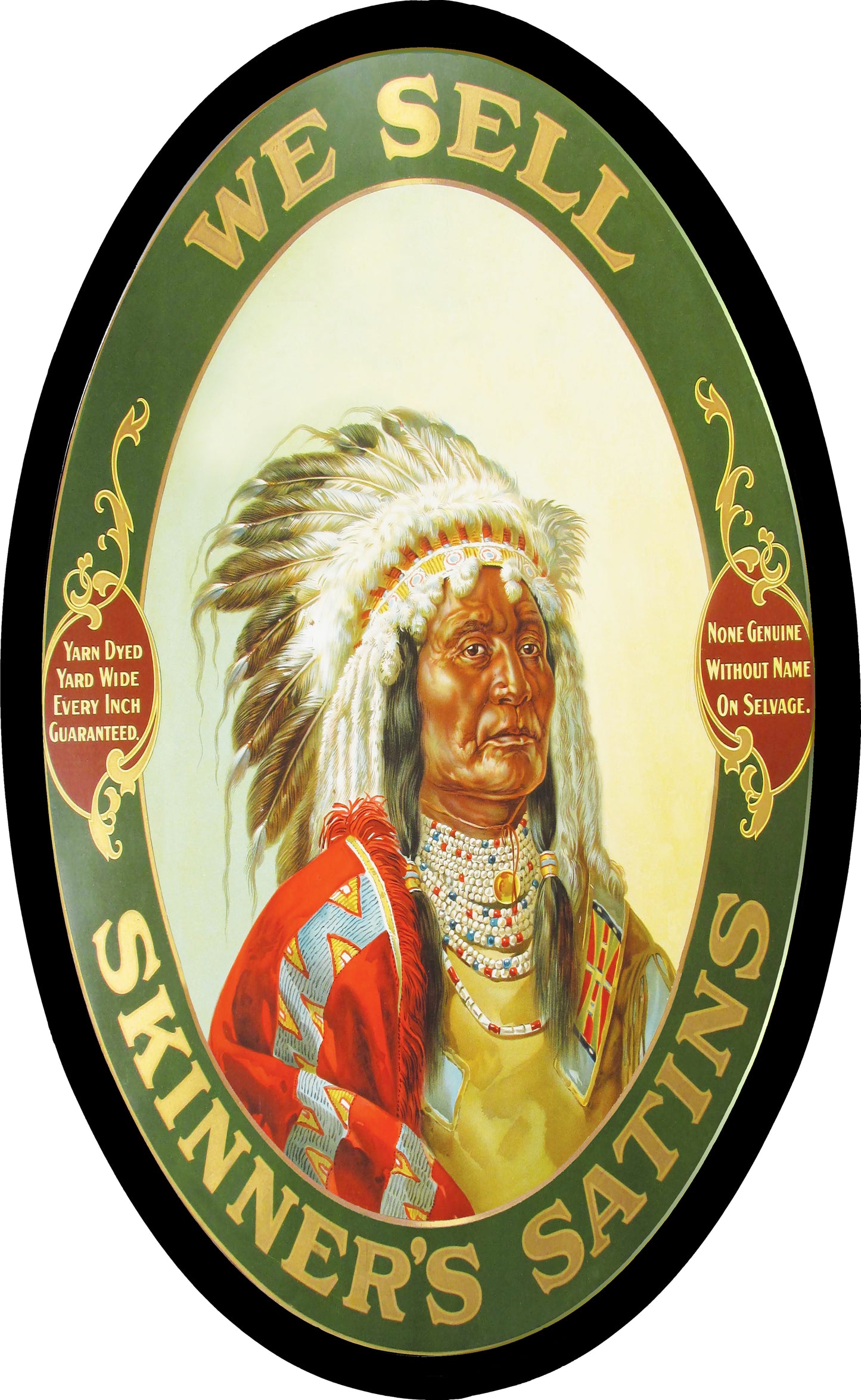 Indian We Sell Skinners Satins Country 11×18