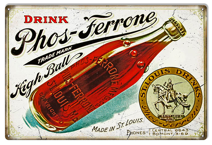 Phos Ferrone High Ball Bottle Bar 12×18