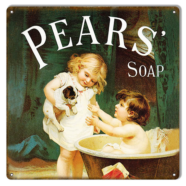 Pears Soap With Puppy Country 12×12