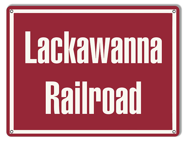 Lackawanna Railroad 9×12
