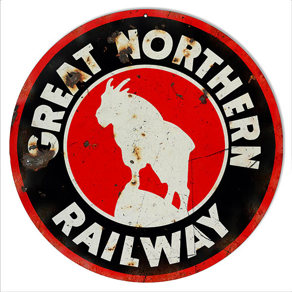 Great Northern Railroad Herald 14 x 14