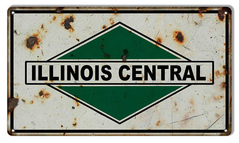 Illinois Central Railroad 8×14