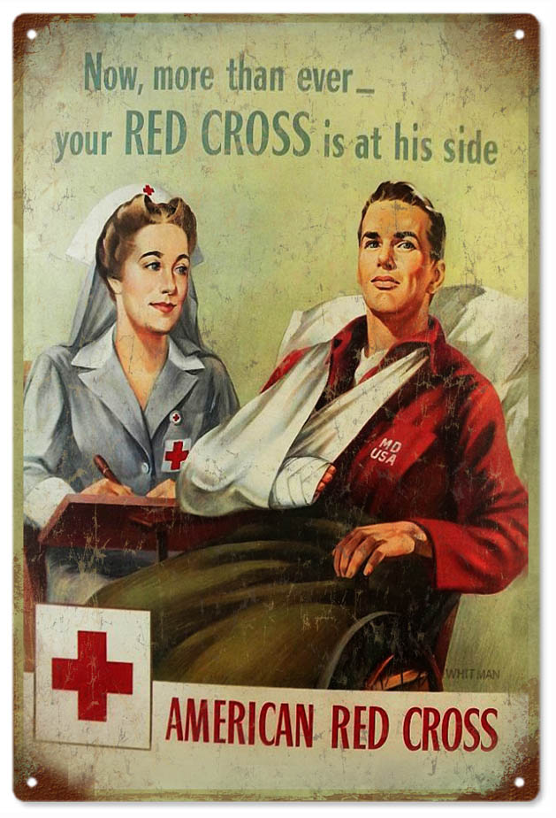 Red Cross is At Your Side 12x18