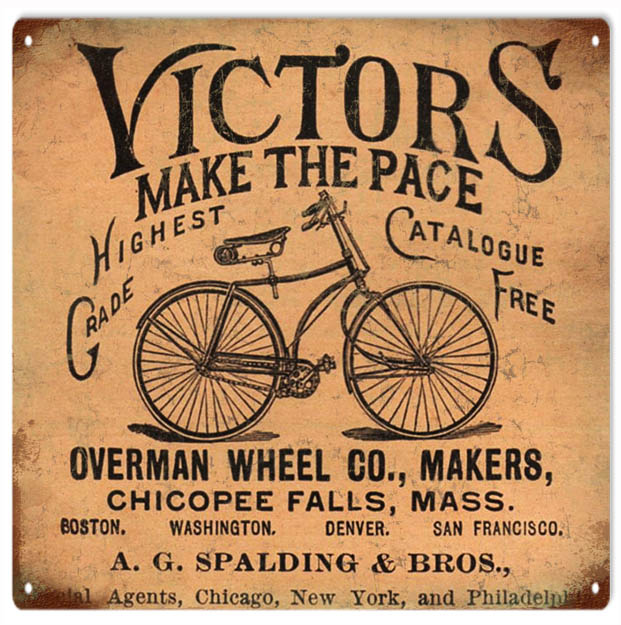 Victors Make The Pace Bicycle 12x18