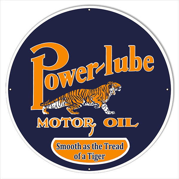 X Power-lube Smooth Oil Vintage Style Metal Sign 24 x 24