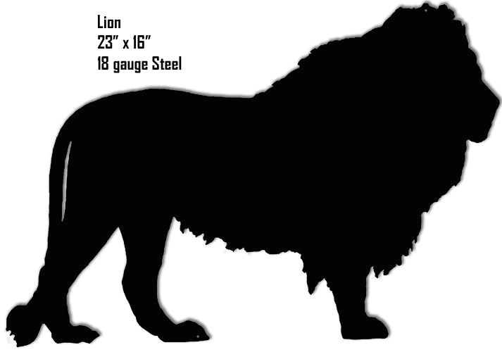Lion Animal Silhouette 16×23