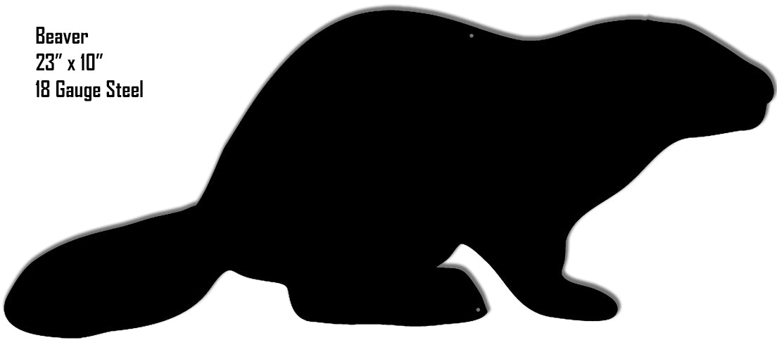 Beaver Animal Silhouette 10×23