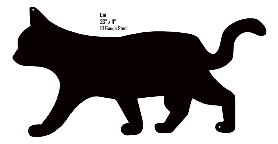 Cat Animal Silhouette 11×23