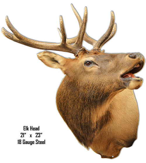 Elk Head Animal 21×23