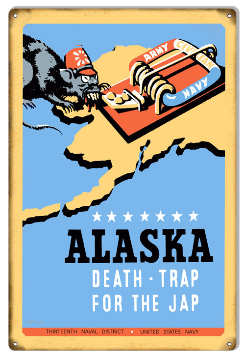 US Navy Propaganda Alaska 12×18
