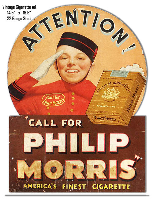 Philip Morris Cigarette Ad 14.5×19.5