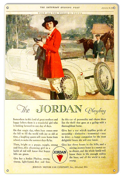 The Jordan Playboy Automobile 12×18