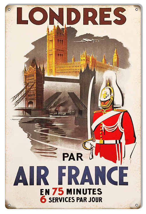Londres Air France 12×18