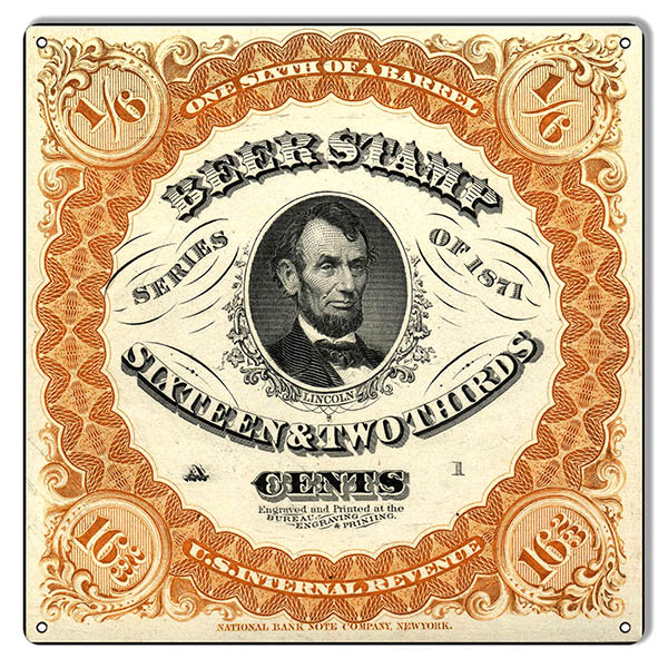 Beer Stamps Bar 12×12