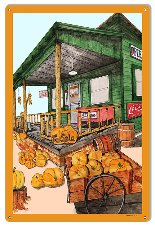 Pumpkin Patch Country Store 12×18