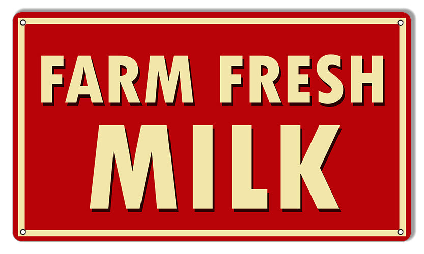 Farm Fresh Milk Country 8×14