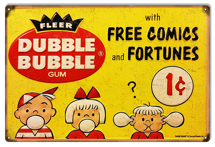 Dubble Bubble Free Comics 12×18