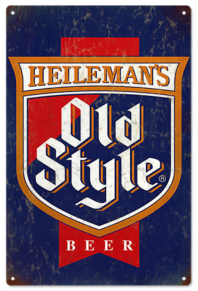 Heilemans Beer Bar Vintage Style Metal Sign 12 x 18
