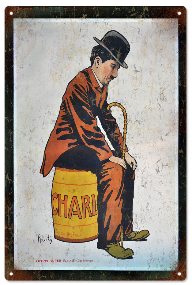 Charley Chaplin 12x18