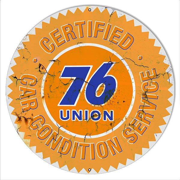 76 Certified Motor Oil 14×14